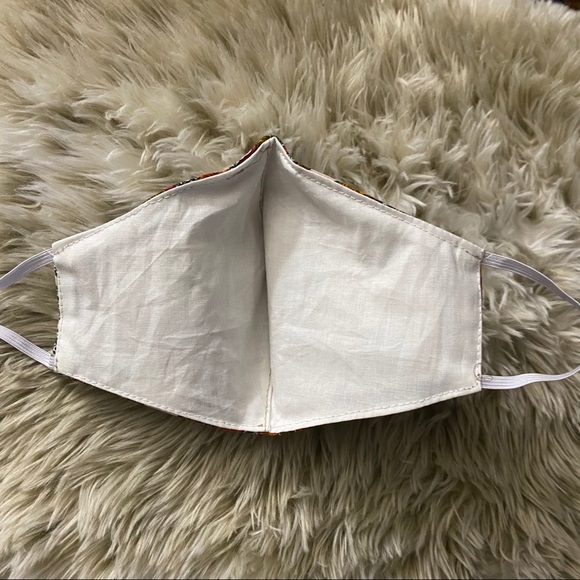 Homemade Mulitcolored Face Mask Elastic Ears - Picture 3 of 4